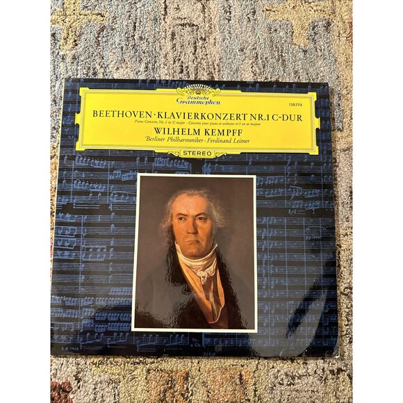DGG 138 774 WILHELM KEMPFF / BEETHOVEN Piano Concerto No. 1 Leitner Berlin - Picture 1 of 6